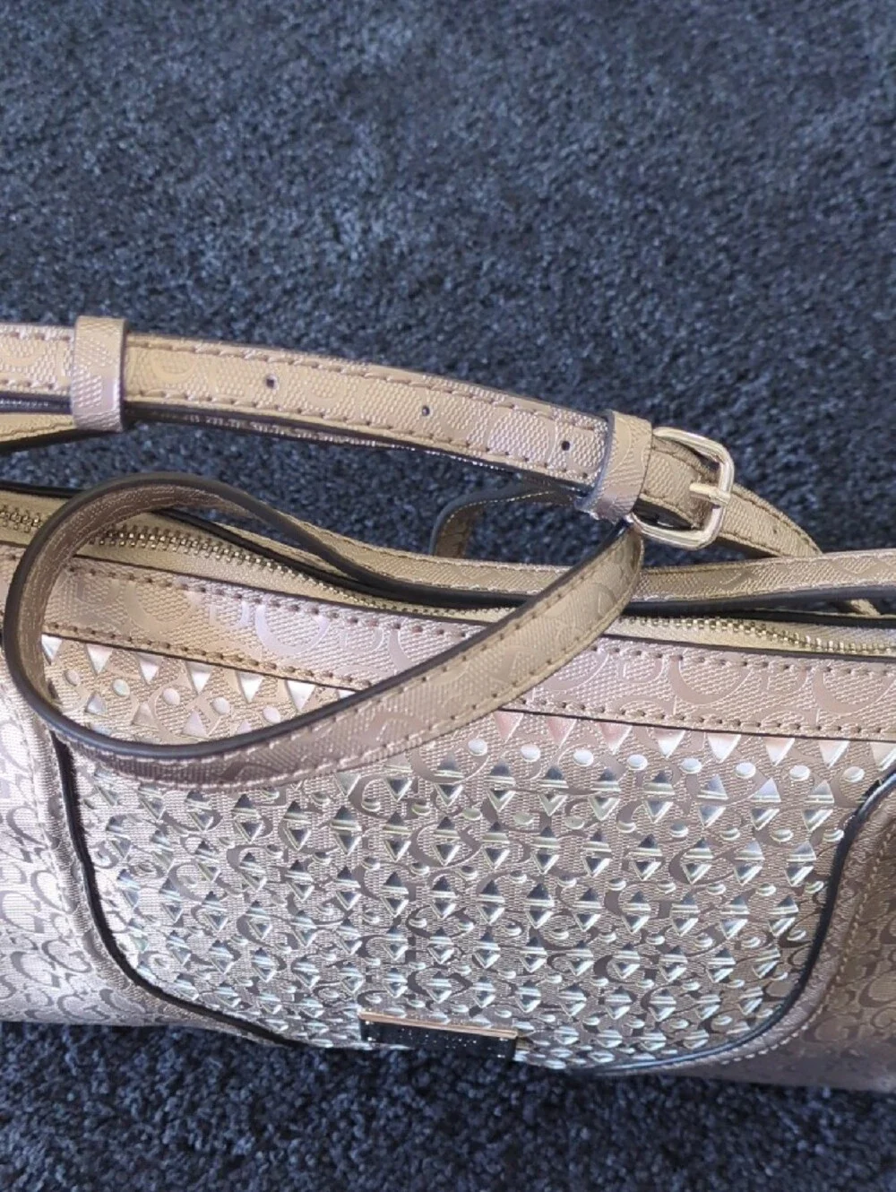 GUESS Metallic Silver Bag